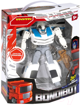 Робот-трансформер Bondibon Белая полиция / ВВ5601