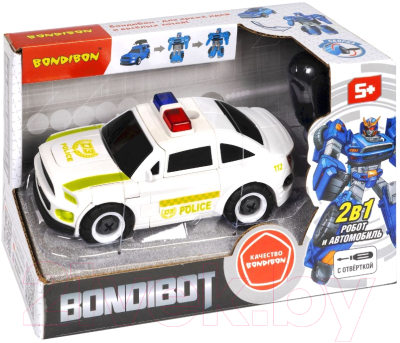 Изображение товара Робот-трансформер Bondibon Полиция / ВВ5610
