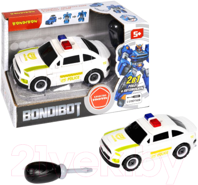 Изображение товара Робот-трансформер Bondibon Полиция / ВВ5610