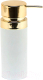 Дозатор для жидкого мыла Primanova Lenox M-E31-01-A (белый/золото) - 