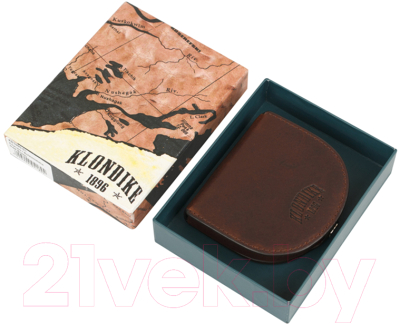 Монетница Klondike 1896 Dawson / KD1123-03 (коричневый)