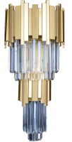 

Бра Newrgy, Lighting Cristallo W5201A/5A BRS CP