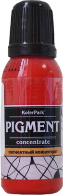 Колеровочный пигмент KolerPark Универсальный концентрат  (20мл, красный)