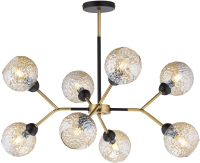 

Люстра Newrgy, Lighting Veneto Luce 40268MD/8 MBK+AB