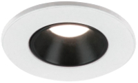 Точечный светильник Elektrostandard 25025/LED 3W 4200K WH/BK (белый/черный) - 