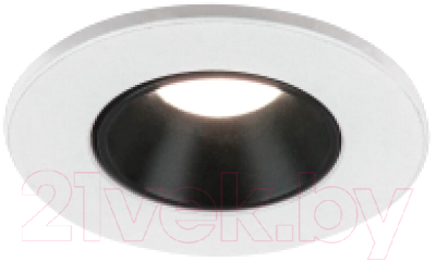 Точечный светильник Elektrostandard 25025/LED 3W 4200K WH/BK (белый/черный)