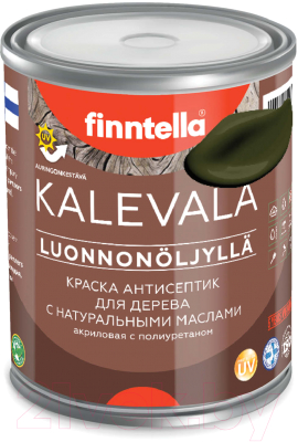 Краска Finntella Kalevala Матовая Kombu / F-13-1-1-FL020 (900мл, буро-зеленый)