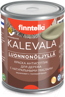 Краска Finntella Kalevala Матовая Wai / F-13-1-1-FL023 (900мл, серо-зеленый)