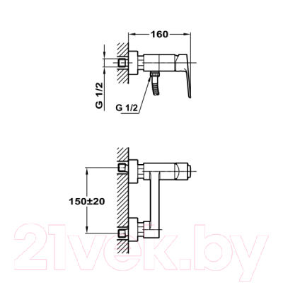 Изображение товара Смеситель Teka Palma 652311200
