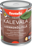 Краска Finntella Kalevala Матовая Vihrea / F-13-1-1-FL025 (900мл, зеленый) - 