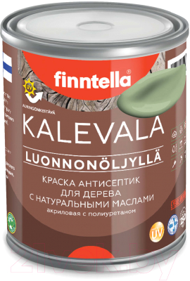 Краска Finntella Kalevala Матовая Sypressi / F-13-1-1-FL026 (900мл, светло-зеленый)