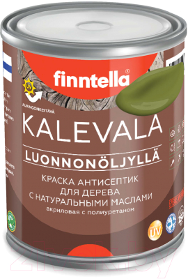 Краска Finntella Kalevala Матовая Ruoho / F-13-1-1-FL030 (900мл, травяной зеленый)