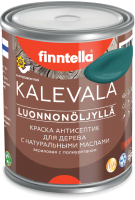 Краска Finntella Kalevala Матовая Malakiitti / F-13-1-1-FL035 (900мл, темно-бирюзовый) - 