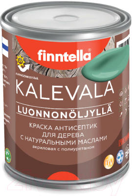Краска Finntella Kalevala Матовая Jade / F-13-1-1-FL036 (900мл, бирюзовый)