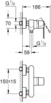 Изображение товара Смеситель GROHE Get 32888000