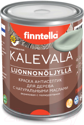 Краска Finntella Kalevala Матовая Meditaatio / F-13-1-1-FL043 (900мл, серо-зеленый)