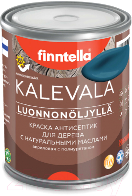 Краска Finntella Kalevala Матовая Myrsky / F-13-1-1-FL011 (900мл, бирюзовый)