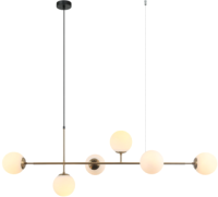 

Люстра Newrgy, Lighting Veneto Luce 5135MDM/6 BRO+W