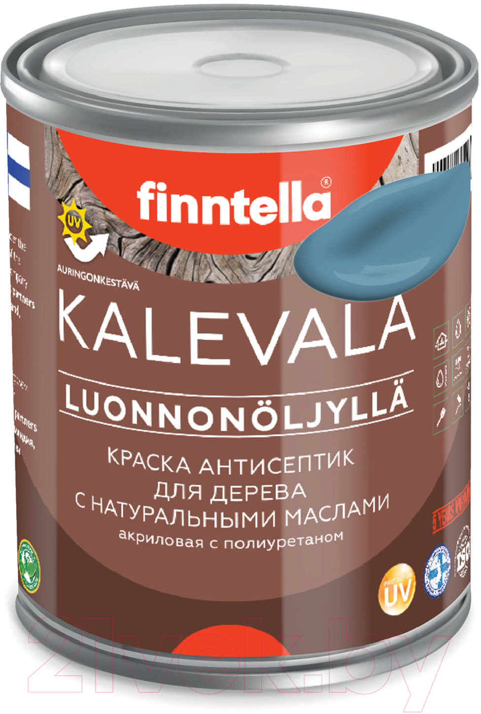 Краска Finntella Kalevala Матовая Terassininen / F-13-1-1-FL013