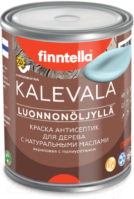 Краска Finntella Kalevala Матовая Jaata / F-13-1-1-FL018 (900мл, светло-голубой)