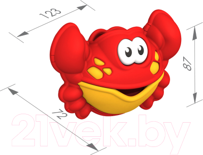 Изображение товара Игрушка для ванной Нордпласт Водная серия Крабик / 736