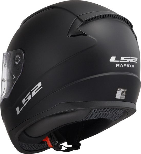 Мотошлем LS2 FF353 Rapid Solid (2XL, черный матовый)