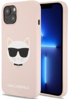 

Чехол-накладка Karl Lagerfeld, Liqid Silicone Choupette Head для iPhone 13 / KLHCP13MSLCHLP