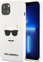 

Чехол-накладка Karl Lagerfeld, Choupette Head для iPhone 13 Mini / KLHCP13SSLCHWH