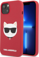

Чехол-накладка Karl Lagerfeld, Choupette Head для iPhone 13 Mini / KLHCP13SSLCHRE