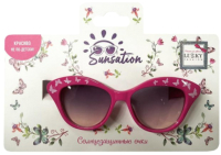 Очки солнцезащитные Lukky Бабочки / Т22471 (ярко-розовый) - 