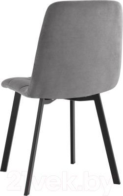 Стул Stool Group Oliver Square / fb-oliver-square-neo-35 (велюр темно-серый)