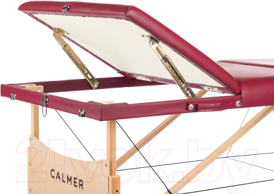 Массажный стол Calmer Bamboo Three 70 (красный)