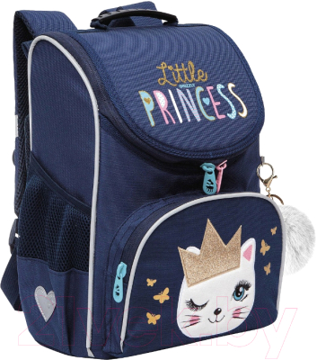 Изображение товара Школьный рюкзак Grizzly RAm-284-1 (синий)