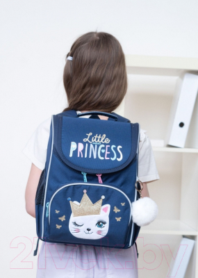 Изображение товара Школьный рюкзак Grizzly RAm-284-1 (синий)