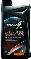 Трансмиссионное масло WOLF ExtendTech 80W90 LS GL 5 / 2408/1 (1л) - 