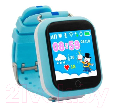 Умные часы детские Smart Baby Watch Q10 (голубой)