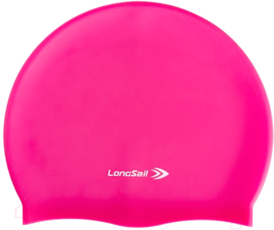 Шапочка для плавания LongSail Силикон 1/240 (розовый)