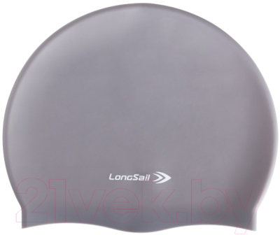 Шапочка для плавания LongSail Силикон 1/240 (серый)
