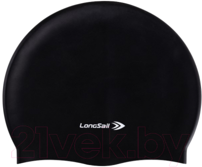 Шапочка для плавания LongSail Силикон 1/240 (черный)