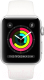 Миниатюра изображения товара Умные часы Apple Watch Series 3 38mm / MTEY2 (алюминий серебристый/белый)