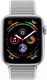 Миниатюра изображения товара Умные часы Apple Watch Series 4 44mm / MU6C2 (алюминий серебристый/нейлон белая ракушка)