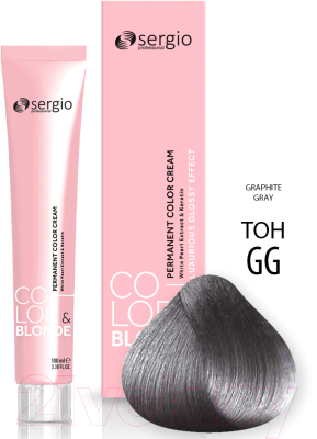 Крем-краска для волос Sergio Professional Color&Blonde Pastel&Metallic (графит)