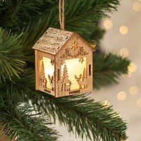 

Светодиодная игрушка, Домик с Оленем 3667560