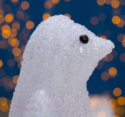 Светодиодная фигура 3D Luazon Пингвин белый 676998