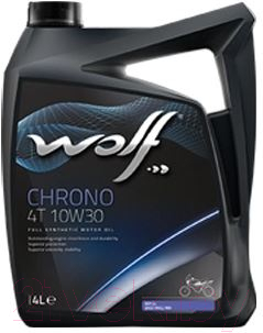 Моторное масло WOLF Chrono 4T 10W30 / 29180/4 (4л)
