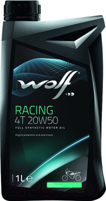 Моторное масло WOLF Racing 4T 20W50 / 29447/1 (1л)