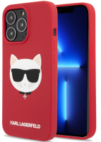 

Чехол-накладка Karl Lagerfeld, Choupette Head для iPhone 13 Pro / KLHCP13LSLCHRE