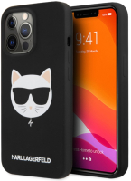 

Чехол-накладка Karl Lagerfeld, Choupette Head для iPhone 13 Pro / KLHCP13LSLCHBK