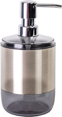 Дозатор для жидкого мыла Primanova Lima XL M-SA06-25 (прозрачный/черный)