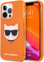 

Чехол-накладка Karl Lagerfeld, TPU Fluo Choupette`s Head для iPhone 13 Pro Max / KLHCP13XCHTRO